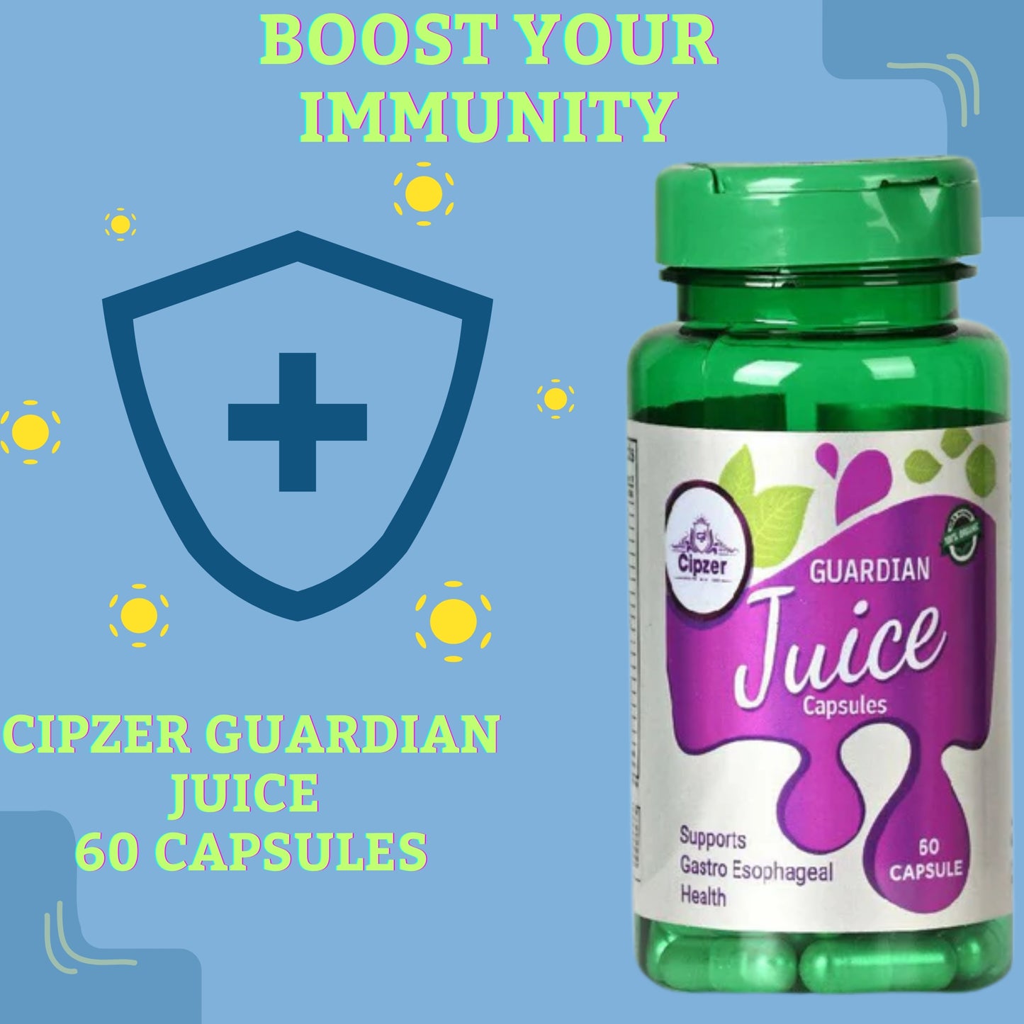 Cipzer Guardian Juice Capsule - 60 Capsules