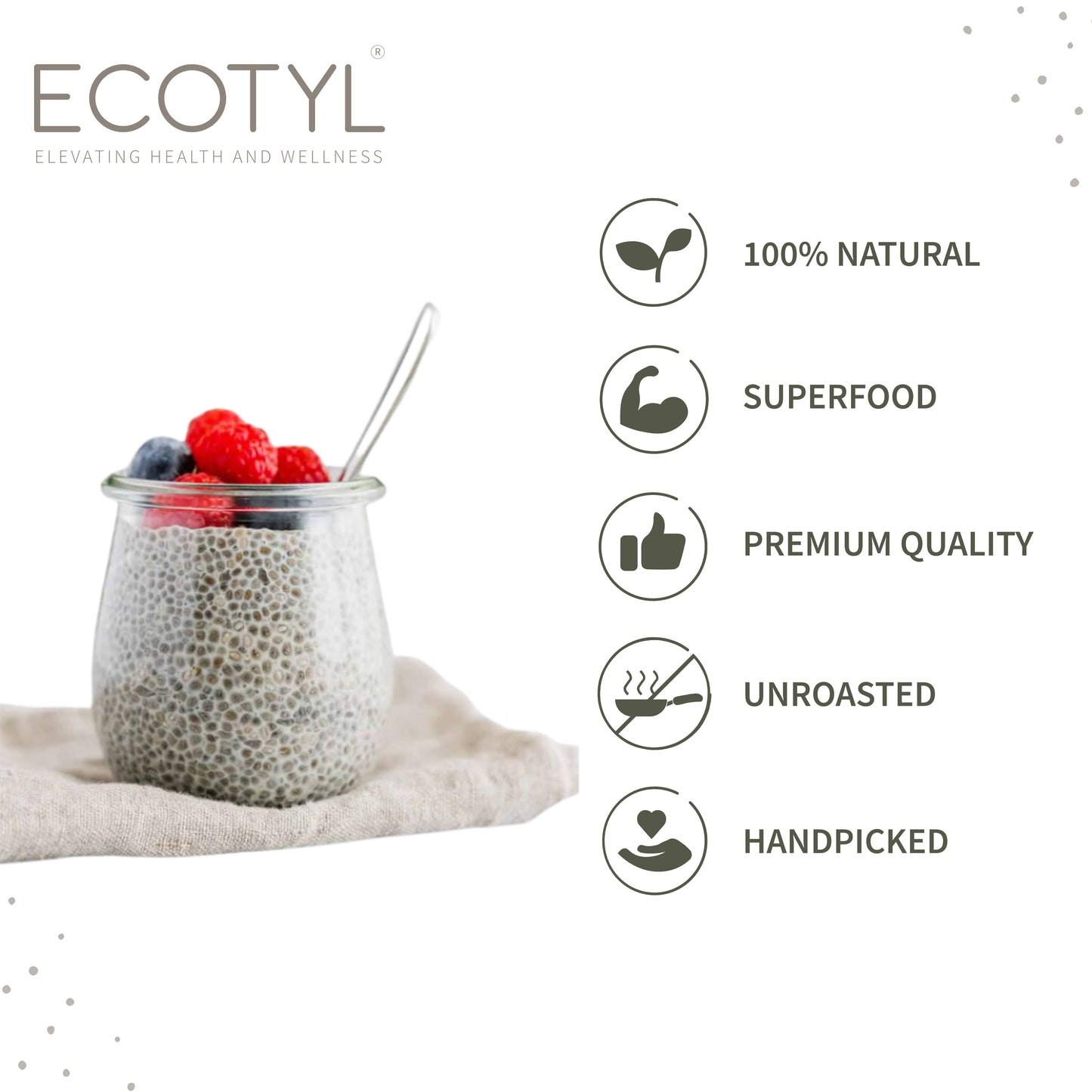 Ecotyl Chia Seeds - 250gm