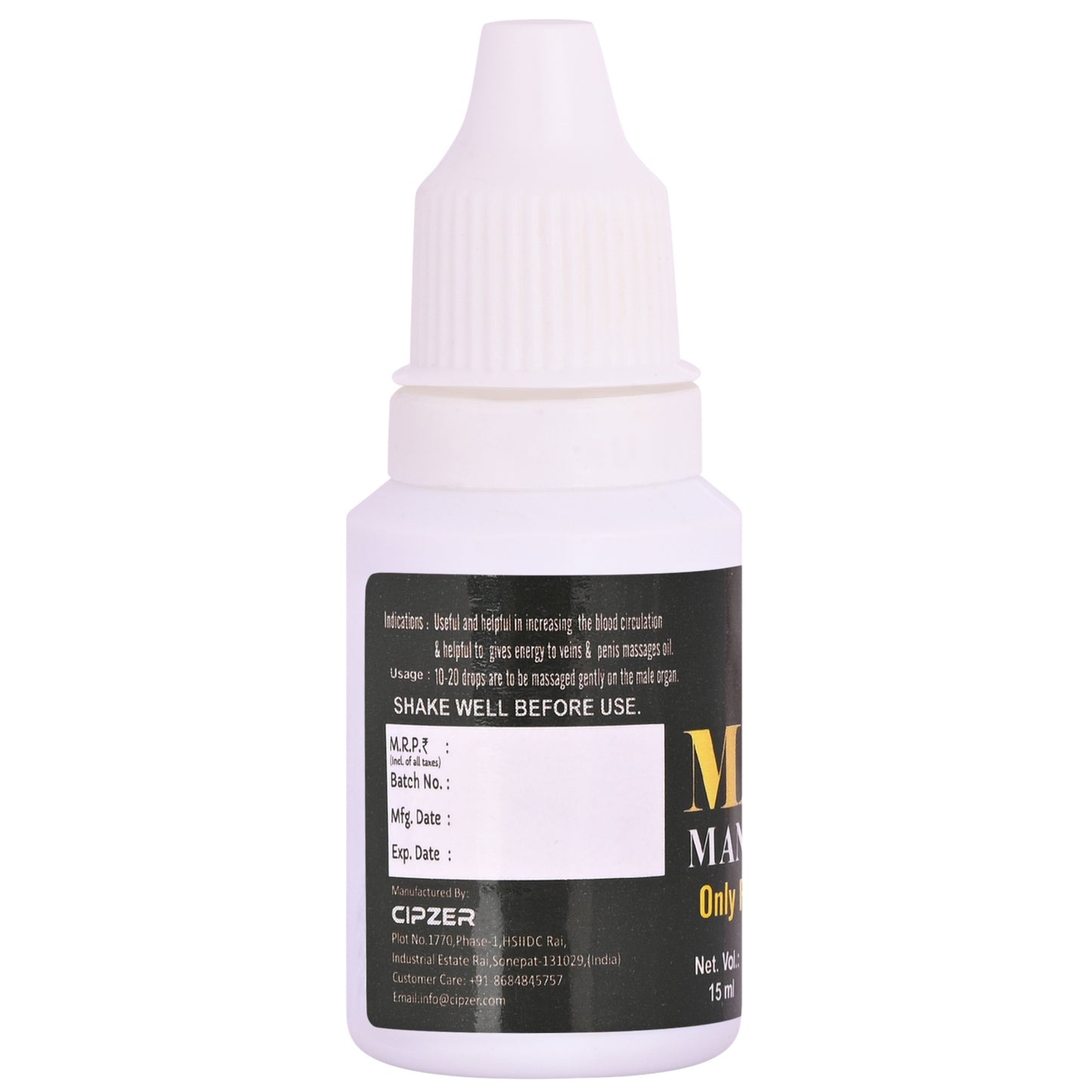 Cipzer Max Man Tila Oil - 15ml
