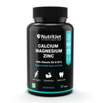 NutritJet Calcium Magnesium & Zinc with Vitamin D3 & B12 Tablet