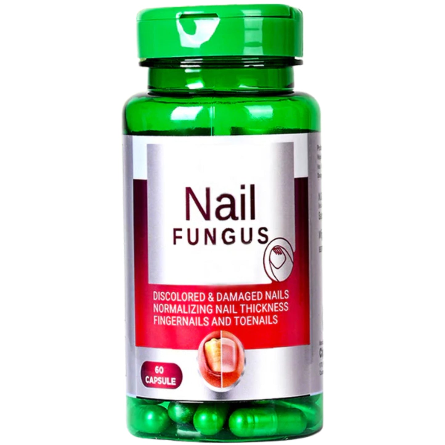 Cipzer Nail Fungus 60 Capsules | Herbal Remedy For Nail Infection, Itching, Cracks & Strong Nails