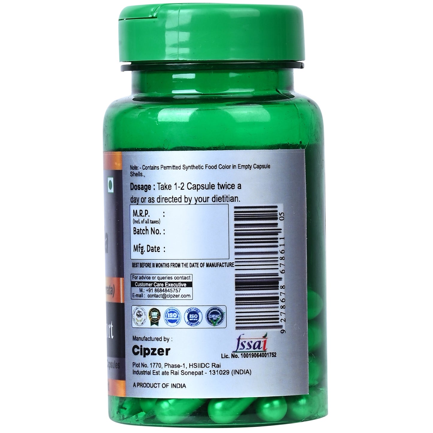 Cipzer Natural Vitamin C Capsule
