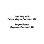 Just Organik Organic Extra Virgin Coconut Oil -350ML