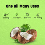 Just Organik Organic Extra Virgin Coconut Oil -350ML