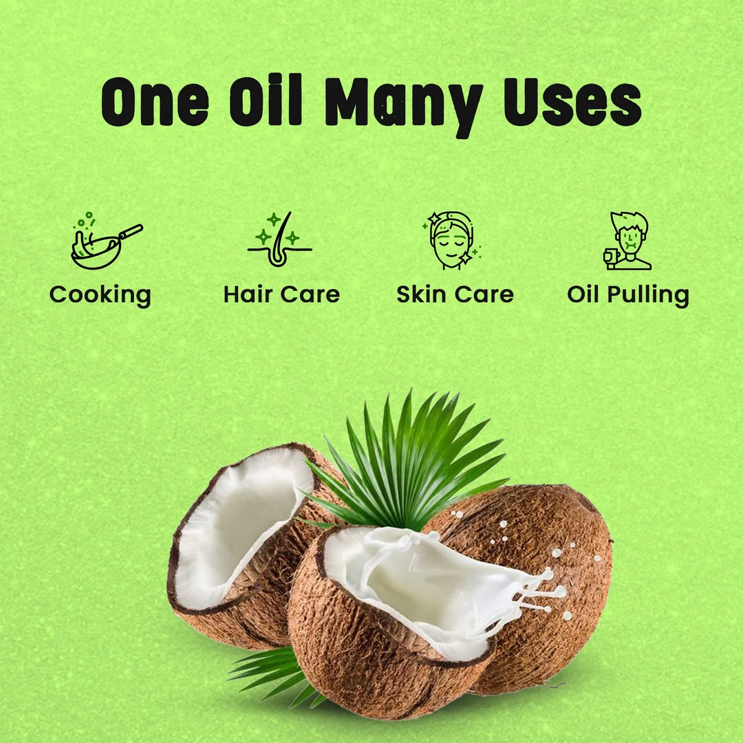 Just Organik Organic Extra Virgin Coconut Oil -350ML