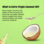 Just Organik Organic Extra Virgin Coconut Oil -350ML
