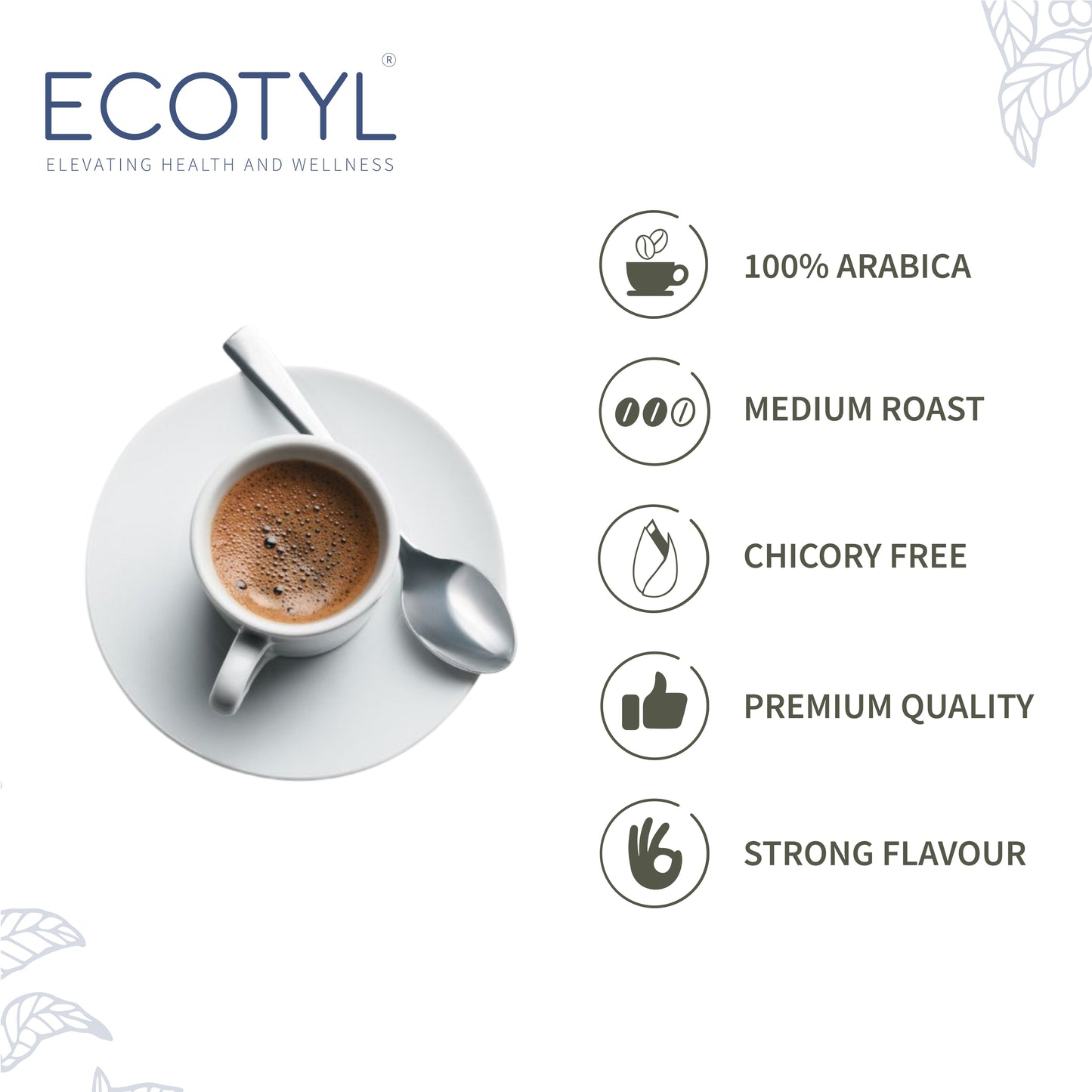 Ecotyl Coffee Powder | 100% Arabica | Strong Flavour & Rich Aroma