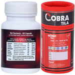 Cipzer Male Spark 60 Capsules + Cobra Tila 10 ML Combo | Intense Stamina, Power & Long-Lasting Performance | Men Vitality & Energy Booster
