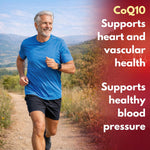 Suplee CoQ10 300mg with Selenium 40mcg & Piperine 7mg | Coenzyme Q10 High Absorption Supplement for Heart Health, Energy & Antioxidant Support | 60 Veg Capsules