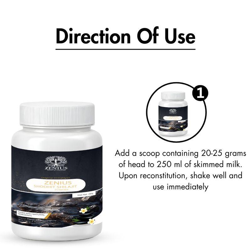 Zenius Shodhit Shilajit Powder - 200gm Powder