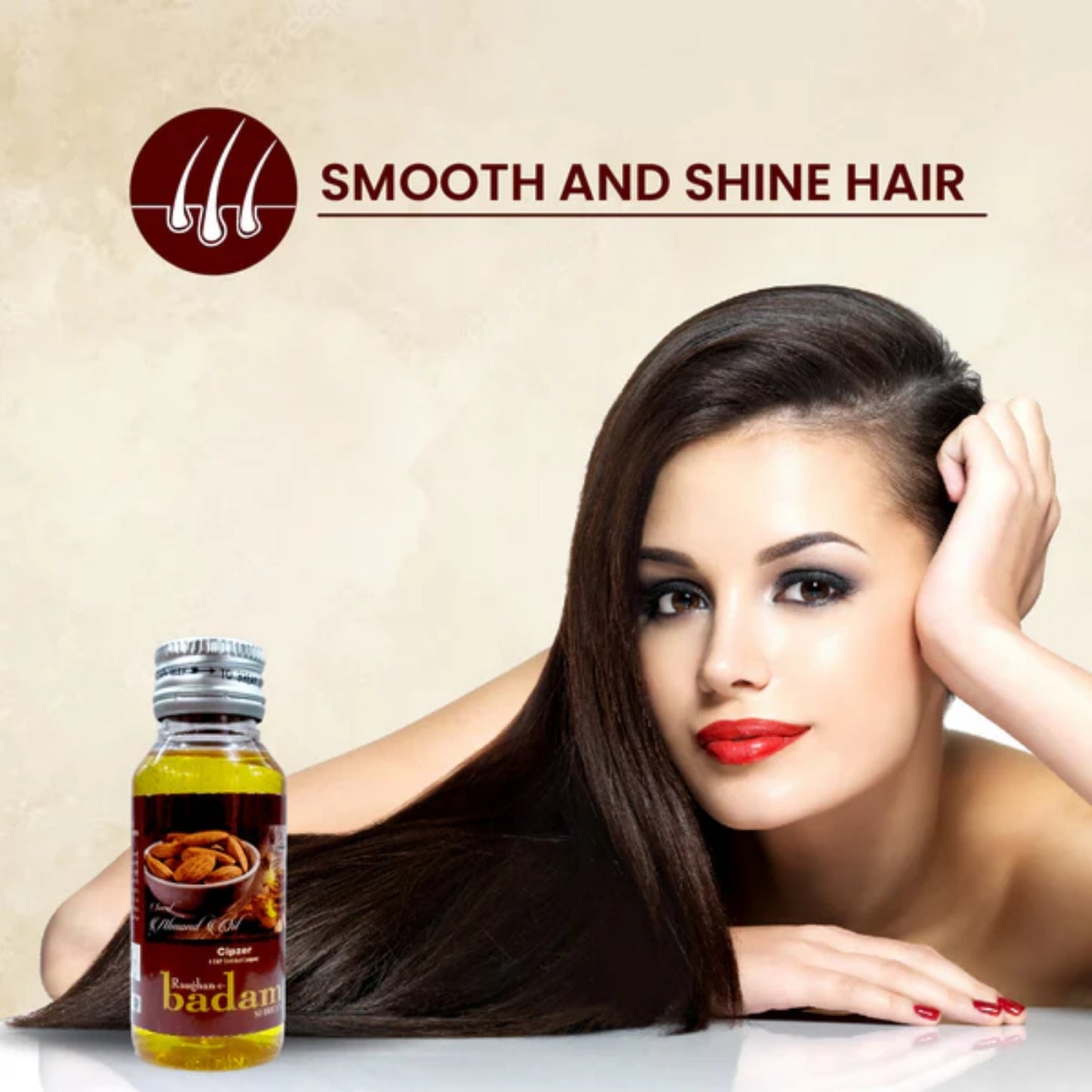 Cipzer Raughan-e-Badam Shireen - 50ml | Pure Almond Oil for Memory, Heart, Skin, Hair & Digestion