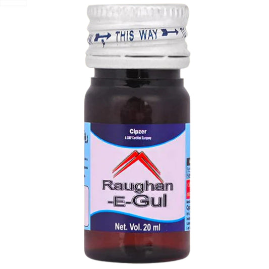 Cipzer Raughan-e-Gul - 20ml | Natural Rose Oil for Skin Glow, Stress Relief & Emotional Balance