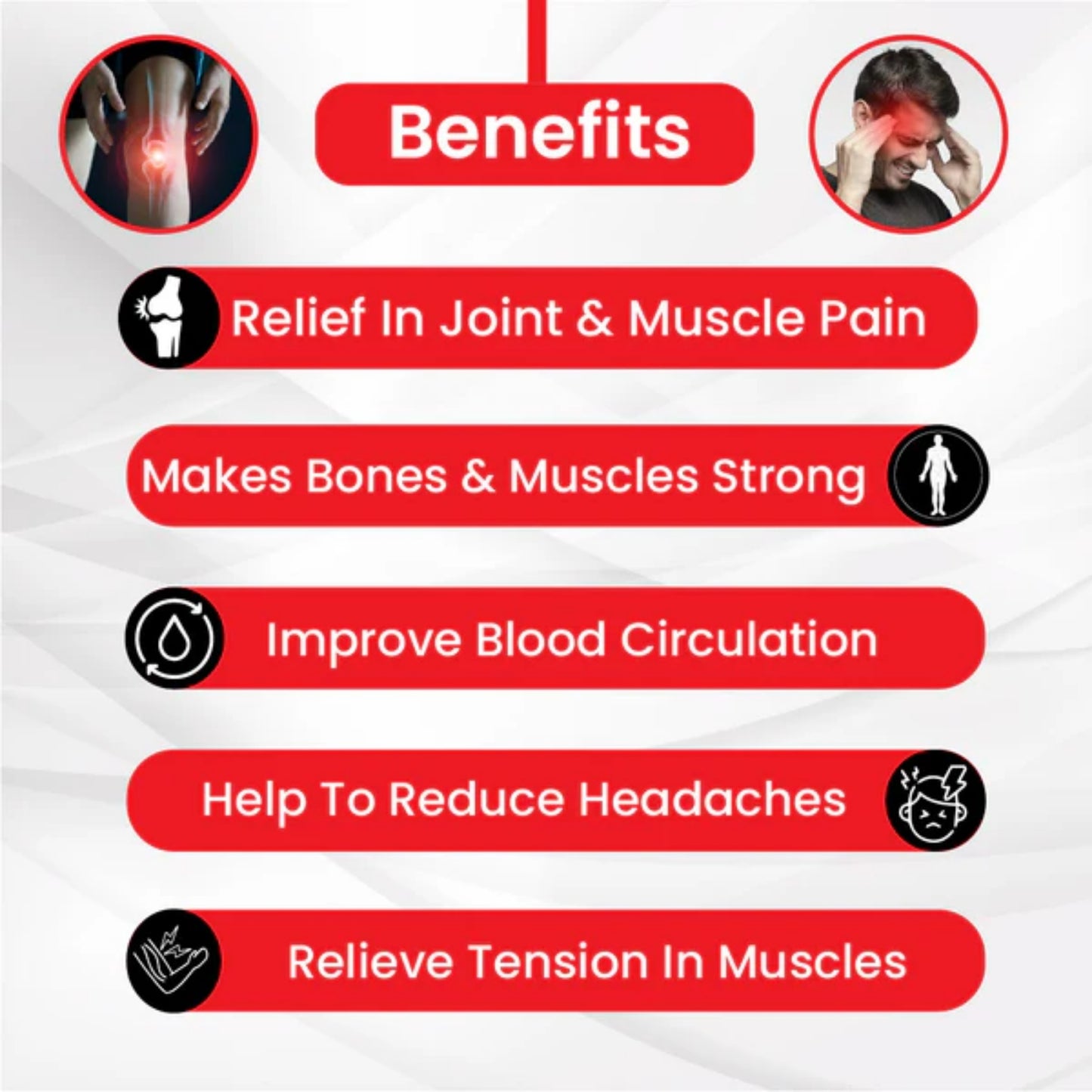 Cipzer Raughan-E-Surkh - 50ml | Herbal Massage Oil for Pain Relief, Muscle Strength & Vitality