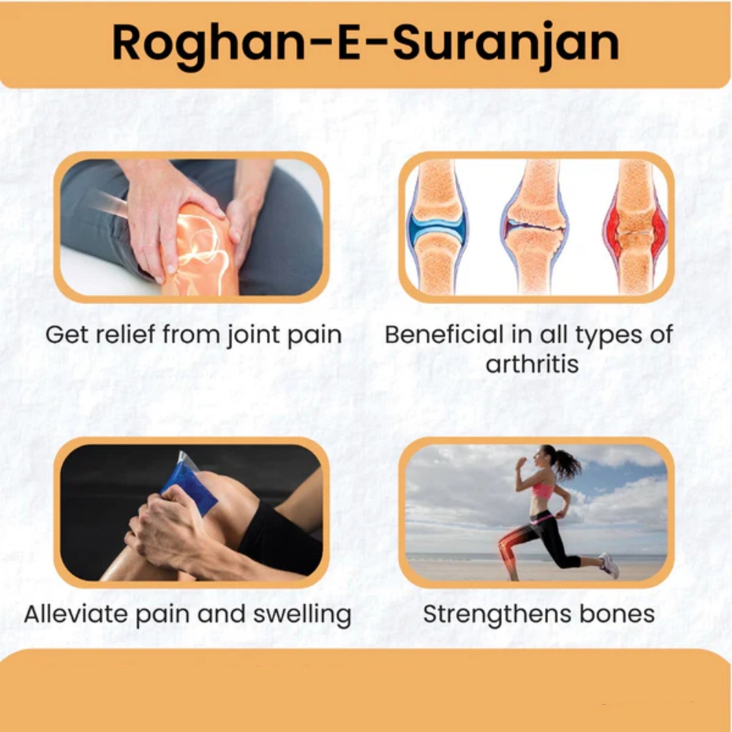 Cipzer Raughan-E-Suranjan - 50ml | Herbal Oil for Joint Pain, Swelling, Arthritis & Muscular Relief