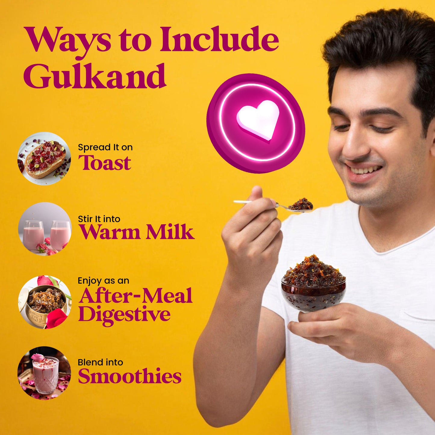 Vanalaya Natural Organic Gulkand Prepared Using Sun Cooked Damask Rose & Cardamon