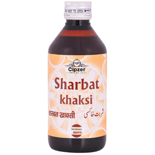 Cipzer Sharbat Khaksi - 500ml | Useful in Measles & Chicken Pox