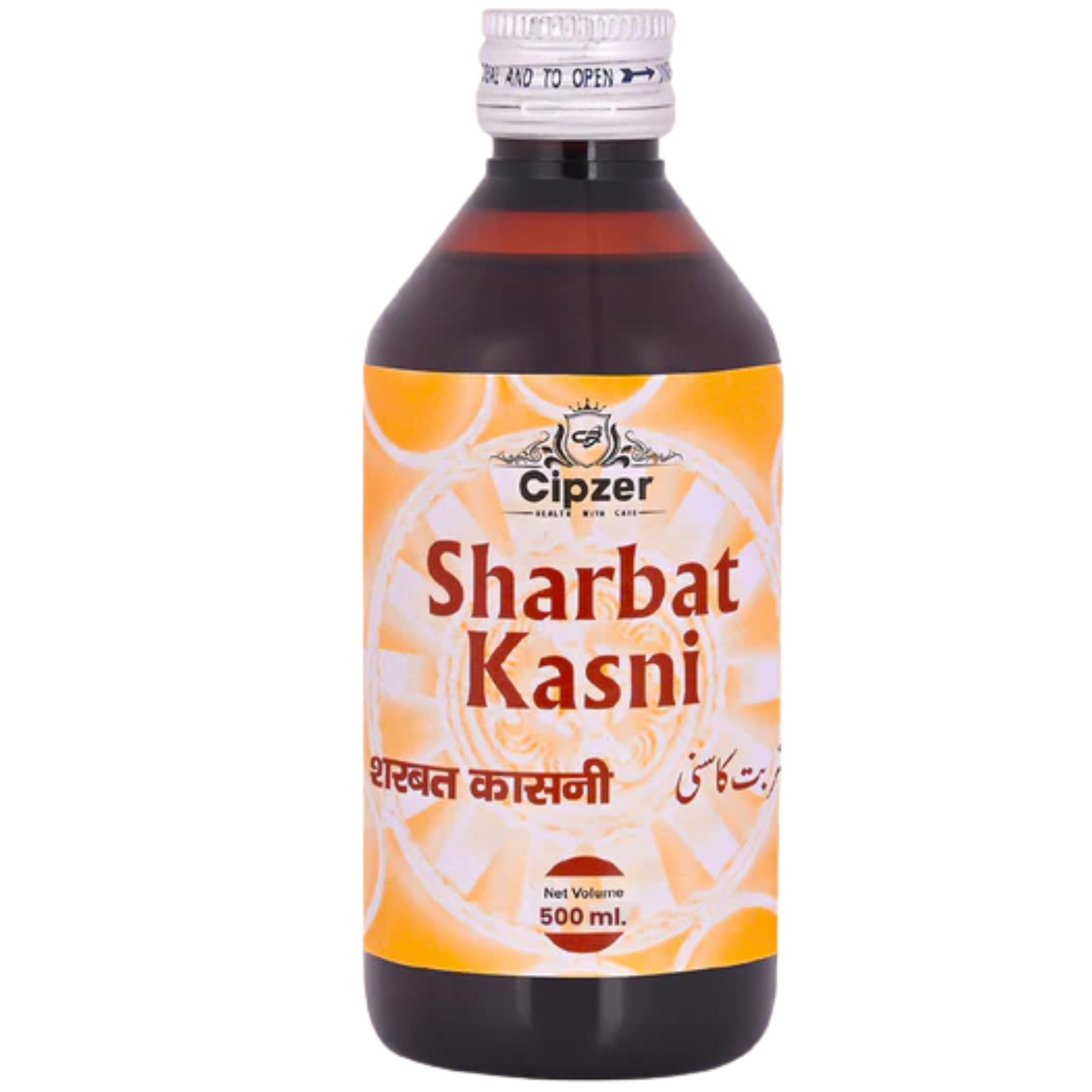 Cipzer Sharbat Kasni 500ML | Herbal Liver Tonic for Jaundice, Digestion, Acidity & Blood Purification