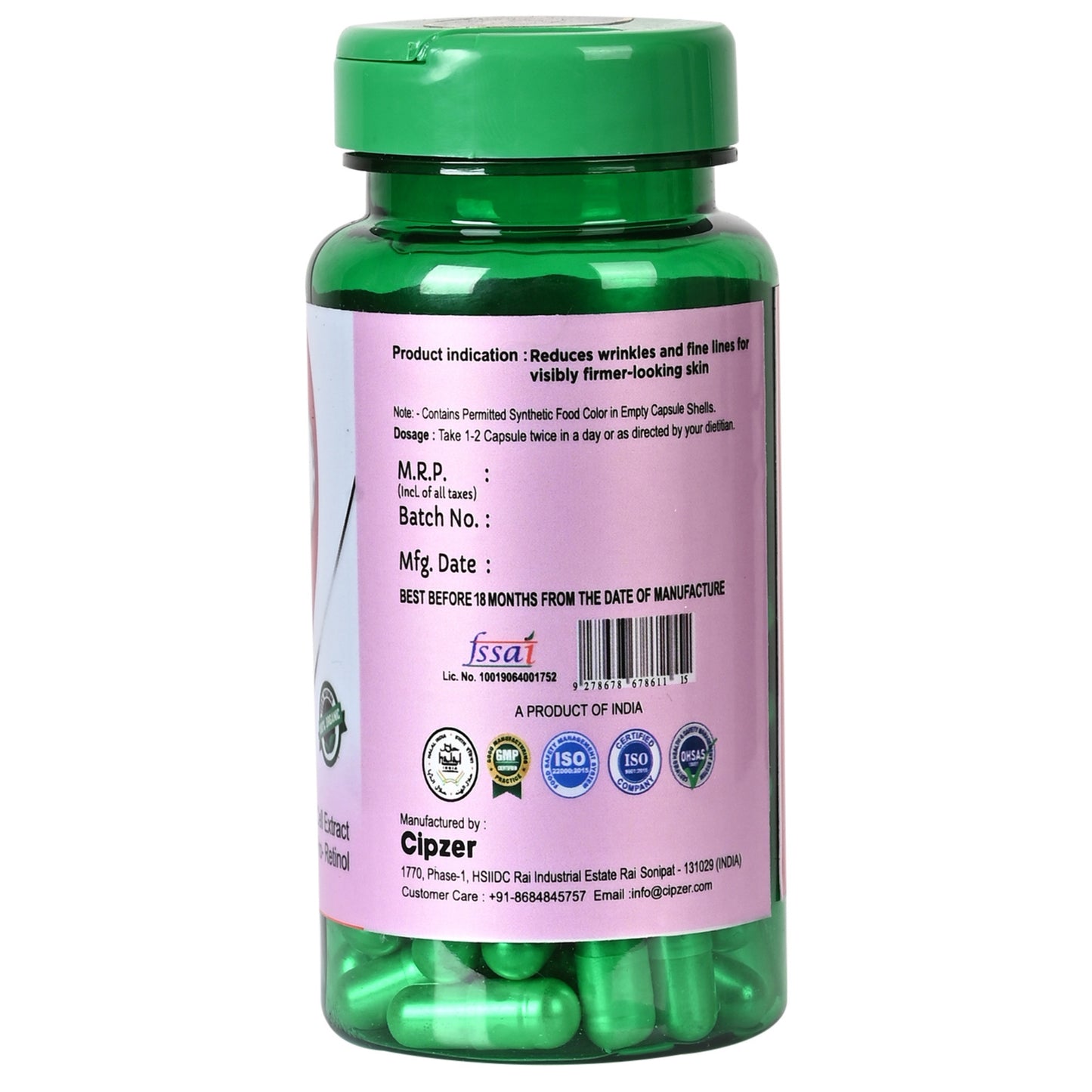 Cipzer Skin Ageing Capsule - 60 Capsules
