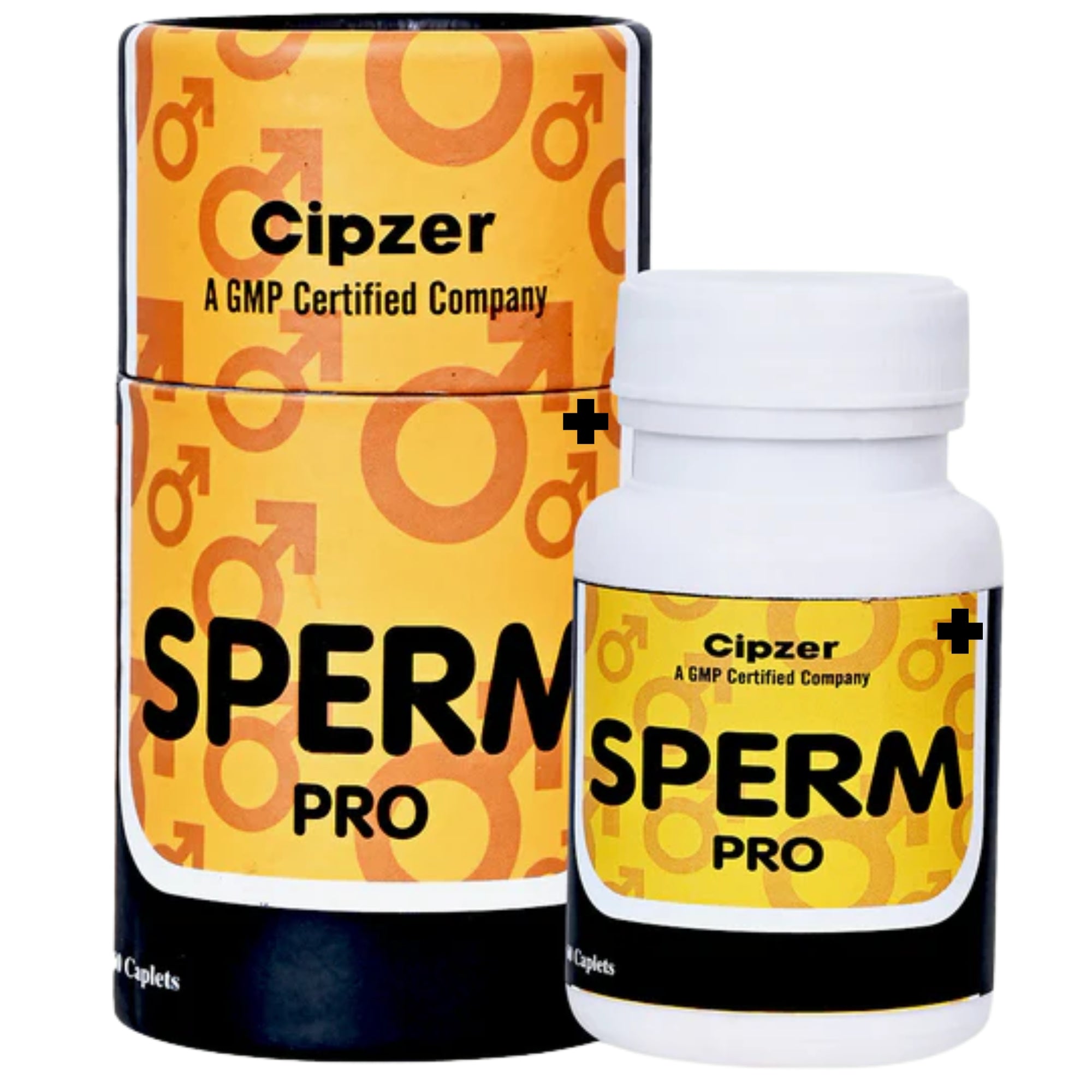 Cipzer Sperm Pro Plus 60 Capsules Boost Sperm Quality, Quantity, Motility & Enhance Male Fertility
