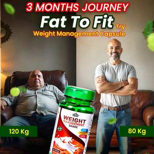 Cipzer Weight Management Shake 60 Capsules | Herbal Fat Burner, Appetite Control & Metabolism Booster