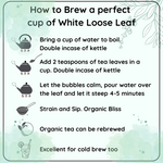 Radhikas Fine Teas Calming White Leaf - 50 gm