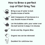 Radhikas Fine Teas Capricorn Earl Grey Tea - Zodiac Collection Master Planner Blend - 50gm