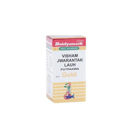 Baidyanath (Jhansi) Visham Jwarantak Lauh Putpakwa with Gold