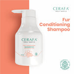 Cerafa Fur Conditioning Shampoo for Dogs & Cats | Herbal Pet Coat Cleansing & Conditioning | 99% Natural Ingredients | 200 ml