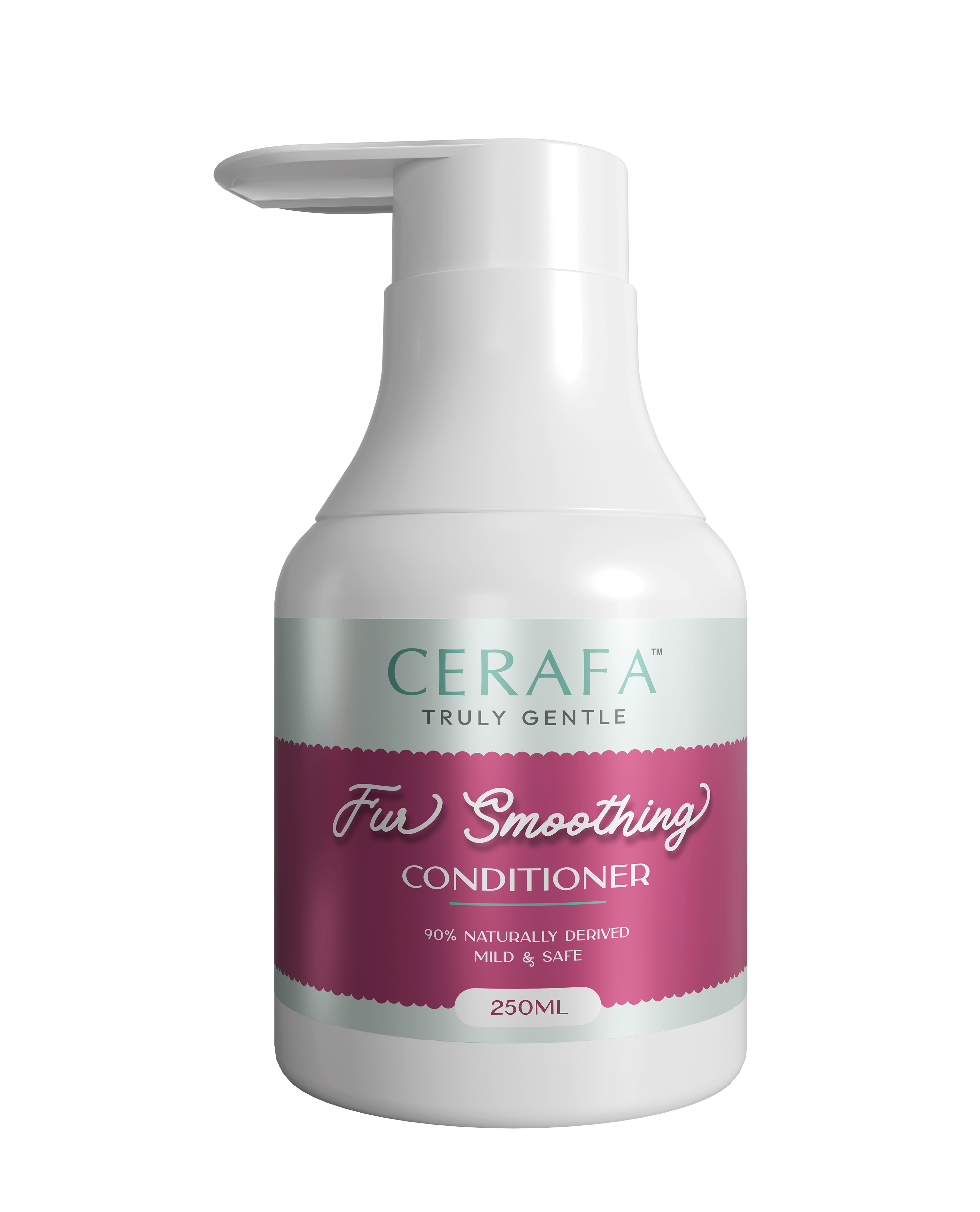 Cerafa Fur Smoothing Conditioner for Dogs & Cats | Herbal Pet Coat Conditioner | Helps Smooth Fur & Reduce Tangles | 250 ml