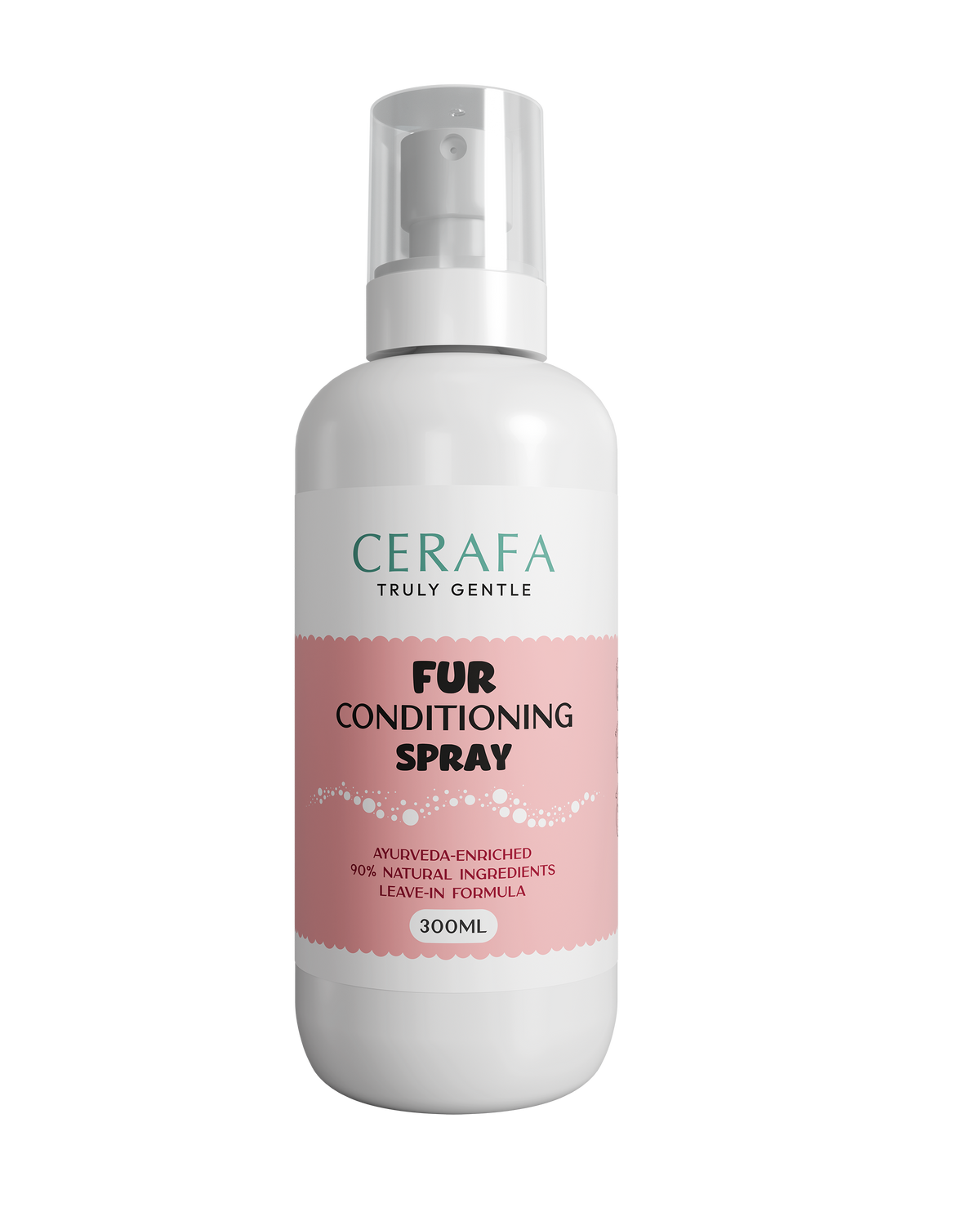 Cerafa Fur Conditioning Spray for Pets | Leave-On Detangling & Coat Smoothing Spray | Helps Reduce Tangles & Enhance Shine