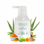 Cerafa Neem Shampoo for Dogs & Cats | Herbal Pet Skin & Coat Cleansing | With Neem, Turmeric & Aloe Vera | 200 ml