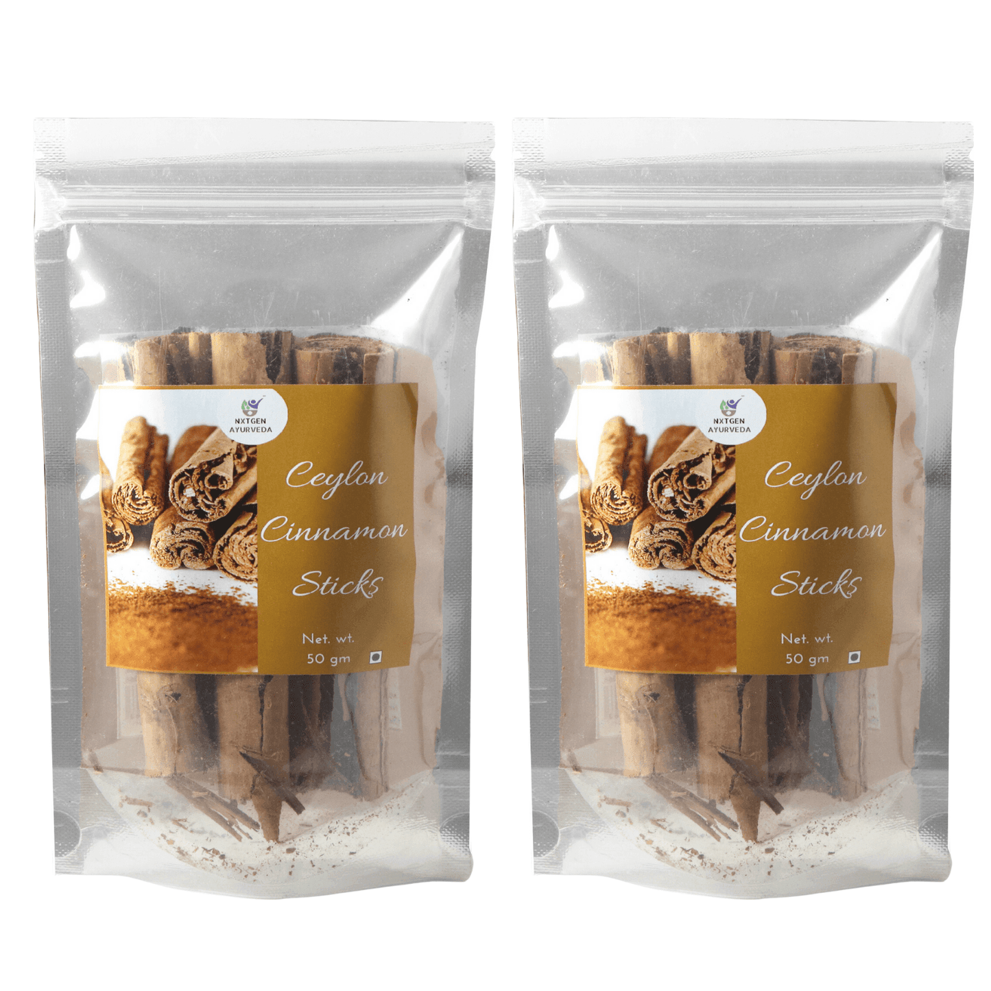 Nxtgen Ayurveda Ceylon Cinnamon sticks - 50 gms (Pack of 4)