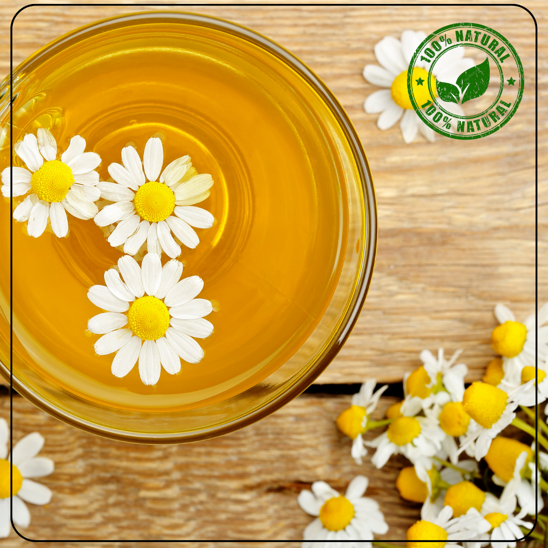 Radhikas Fine Teas Calming Chamomile Flower Decaf Tisane (50g)