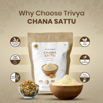 Trivya Foods Chana Sattu Powder - 400gm
