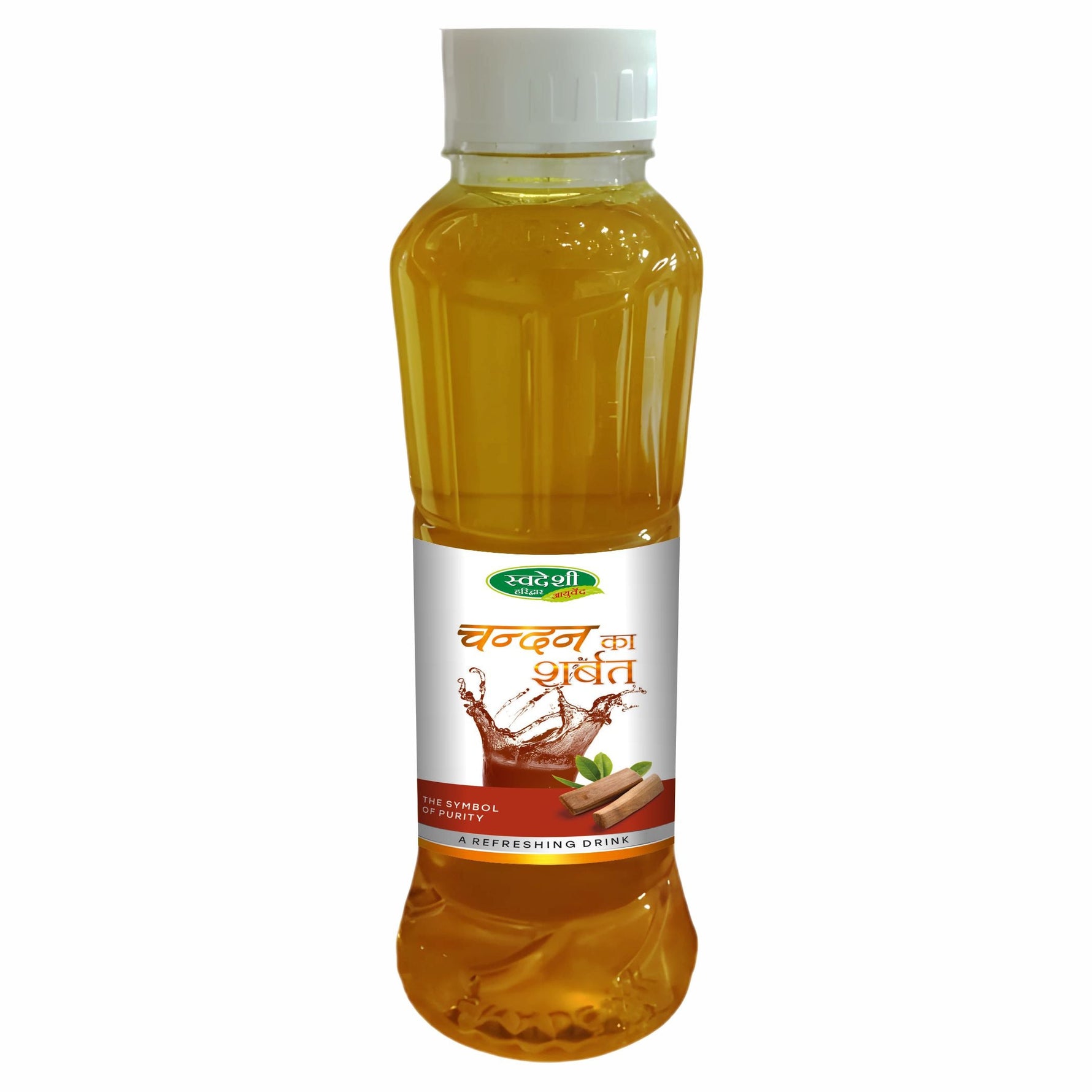 Swadeshi Chandan Sharbat - Refreshing Sandalwood Juice Concentrate (700ml)