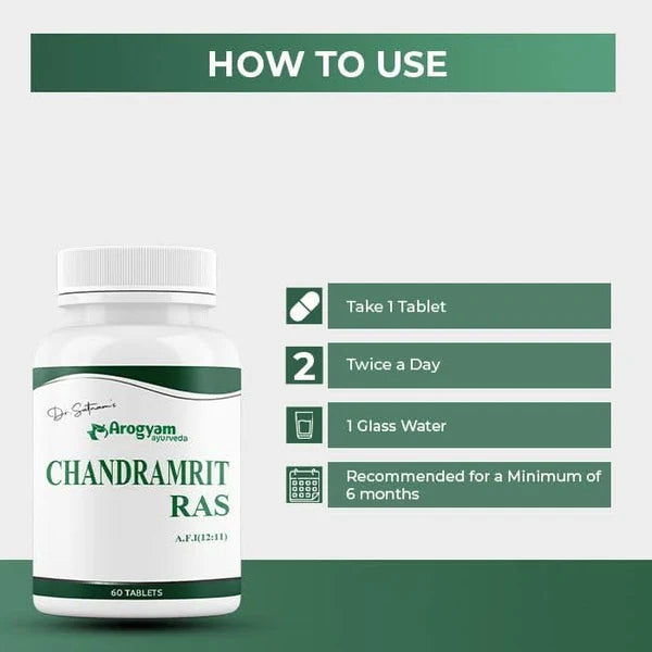 Dr. Satnam's Arogyam Ayurveda Chandramrit Ras Tablet (60 Each)