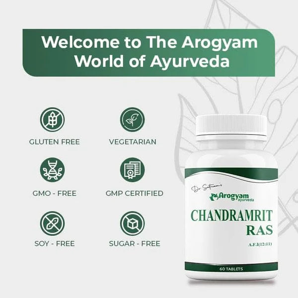 Dr. Satnam's Arogyam Ayurveda Chandramrit Ras Tablet (60 Each)