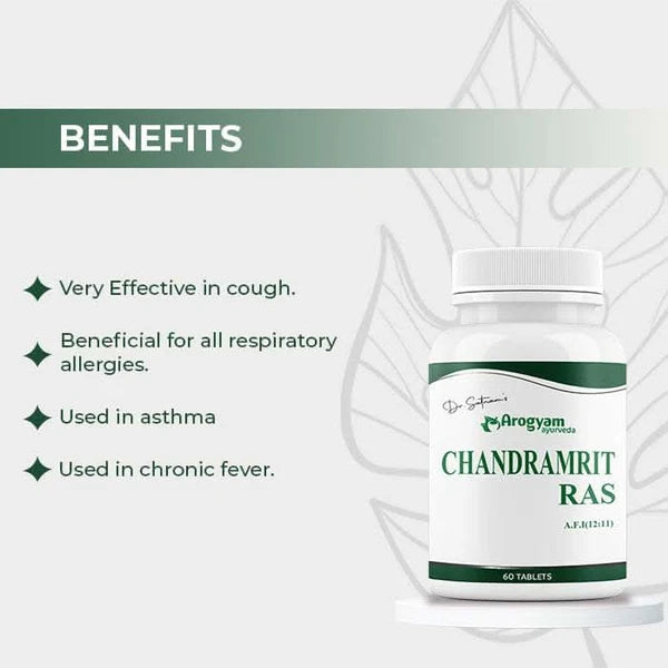 Dr. Satnam's Arogyam Ayurveda Chandramrit Ras Tablet (60 Each)