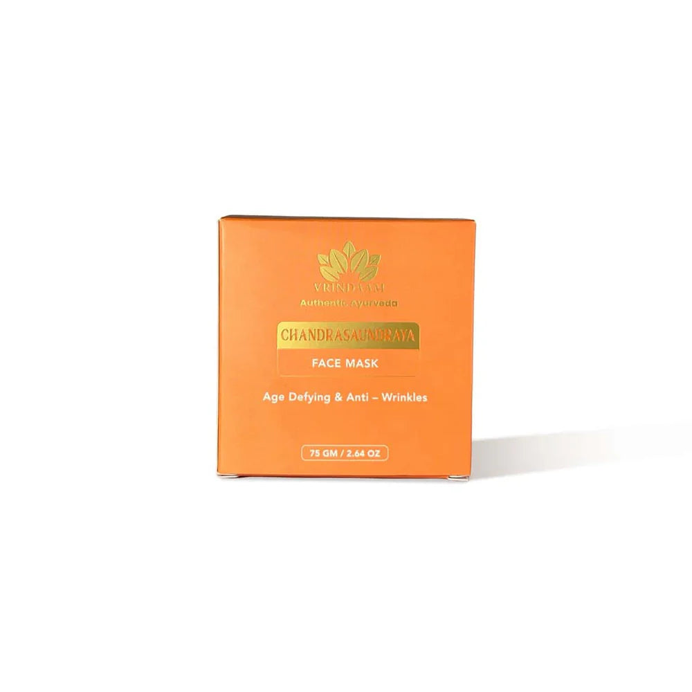 Vrindaam Chandrasaundraya Face Mask for Age Defying & Anti - Wrinkles - 75gm