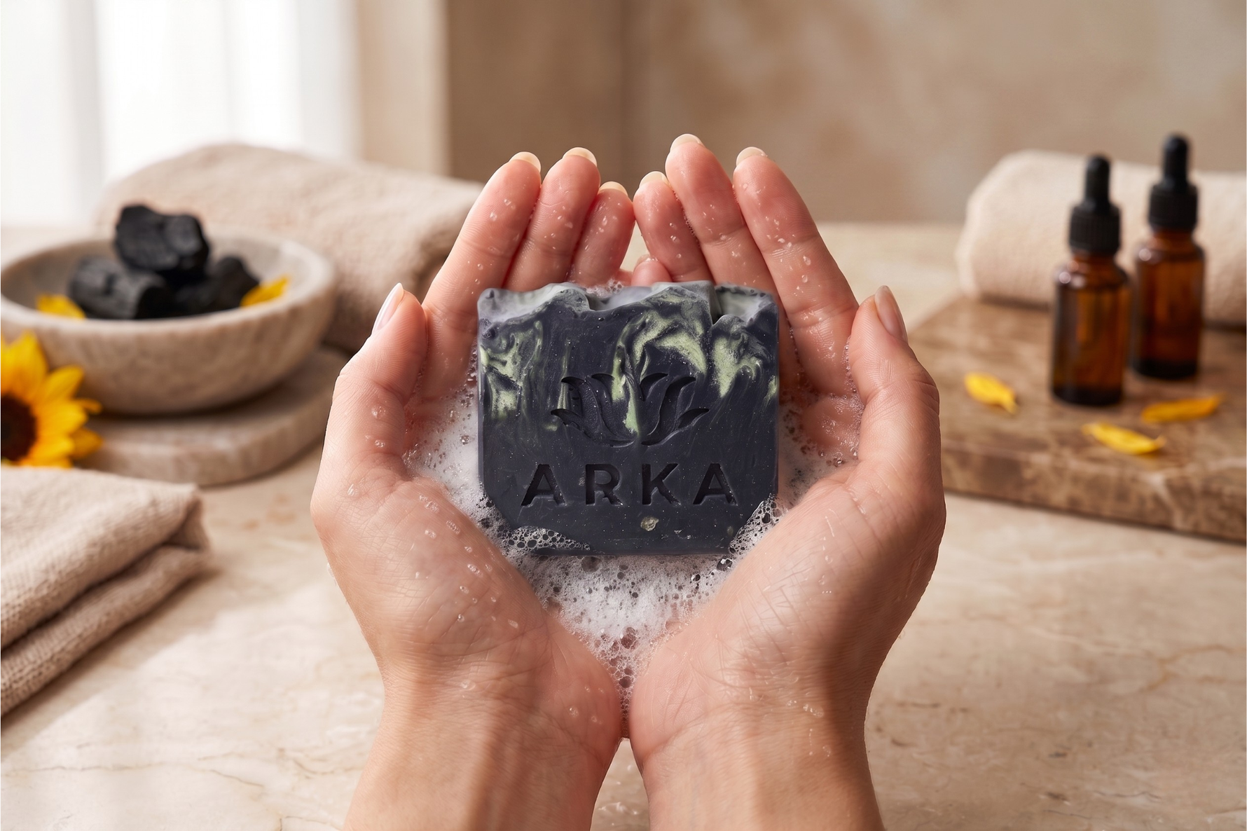 ARKA Charcoal Soap 75g