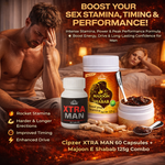 Cipzer XTRA MAN 60 Capsules + Majoon E Shabab 125g Combo | Intense Stamina, Power & Peak Performance Formula | Boost Energy, Drive & Long-Lasting Confidence for Men