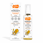 Carepure Pure Cold-Pressed Nourishing & Strengthening Baby Massage Oil | 100% Natural Botanical Oil Blend for Newborns & Toddlers