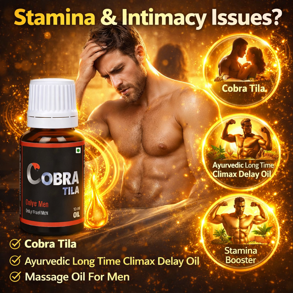 Cipzer Force X (60 Caps) & Cobra Tila (10ml) Combo - Men's Vitality Kit