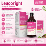 MAPL Leucoright Combipack 200ml + 40 Tablets | Women's Wellness | Vaginal Health & Hormonal Balance