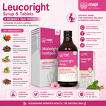 MAPL Leucoright Combipack 200ml + 40 Tablets | Women's Wellness | Vaginal Health & Hormonal Balance