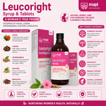 MAPL Leucoright Combipack 200ml + 40 Tablets | Women's Wellness | Vaginal Health & Hormonal Balance
