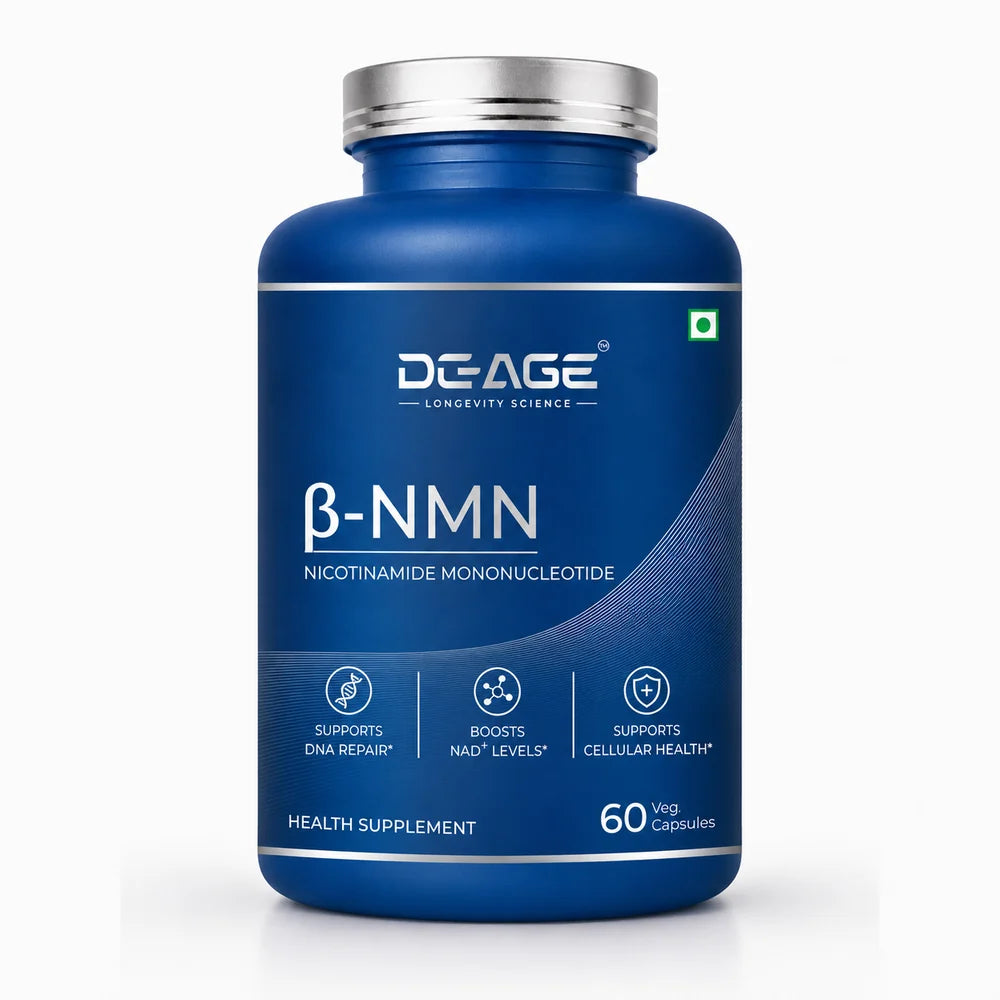 De-Age Beta NMN 60 Capsules | Cellular Energy & Healthy Aging Support Supplement