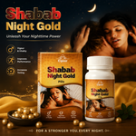 Cipzer Shabab Night Gold 10 Pills | Herbal Sex Wellness Formula for Men | Supports Sex Drive, Timing, Stamina, Power, Extra Performance | Ayurvedic Vitality Booster for Strength, Energy, Intimacy & Long Lasting Confidence for Men