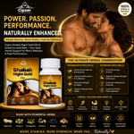 Cipzer Shabab Night Gold 10 Pills | Herbal Sex Wellness Formula for Men | Supports Sex Drive, Timing, Stamina, Power, Extra Performance | Ayurvedic Vitality Booster for Strength, Energy, Intimacy & Long Lasting Confidence for Men