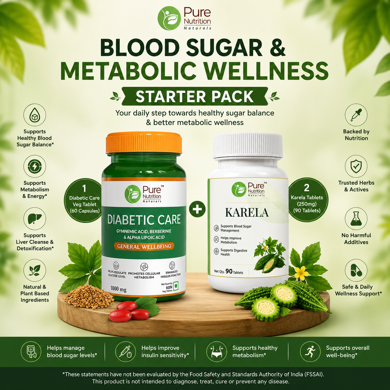 Ayurvedic Blood Sugar & Metabolic Wellness Pack